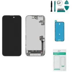 Kaputt.de iPhone 16 OLED Display - Set (Display, Apple iPhone 16), Mobilgerät Ersatzteile, Schwarz