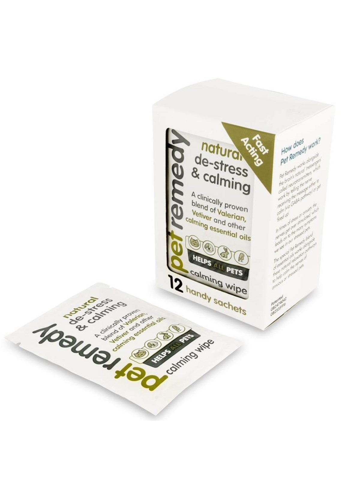 Pet Remedy Beruhigende Tücher x12 Stk.