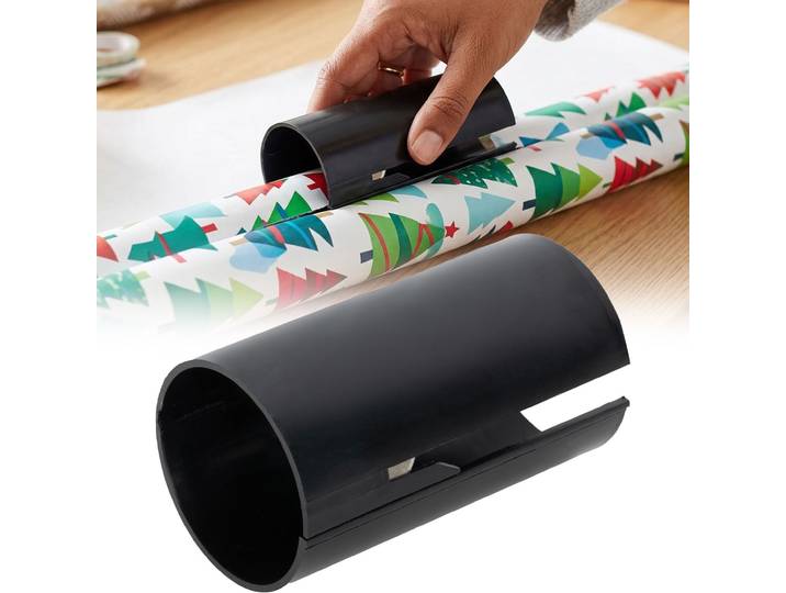 Geschenkpapier-Schneider, schwarz
