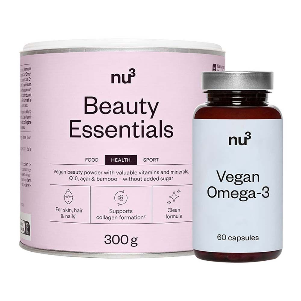 nu3 Beauty Essentials + Vegan Omega-3 1 St Set
