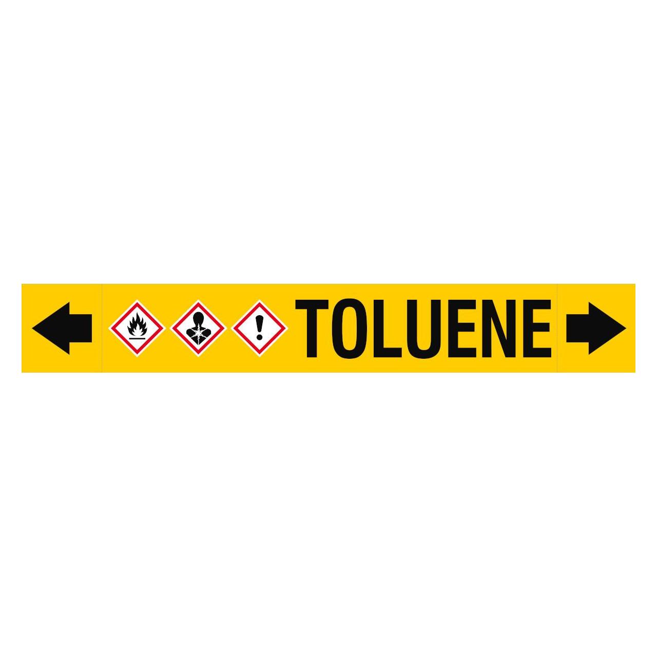 Brady ASME - Rohrmarkierer - Toluene (ASMEPM-100X690MM-TOLUENE)