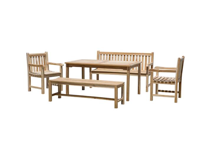 Gartenmöbel-Set Jano natur Teak B 90 T 150 H 75 cm