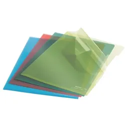 Leitz 100er-Pack farbige Sichthüllen »Premium 4153« (4 Farben) mehrfarbig, 22x31.5 cm