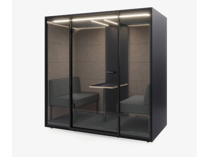 Meetingbox Quattro Anthrazit Anthrazit Kaffee Grau Standard Schwarz