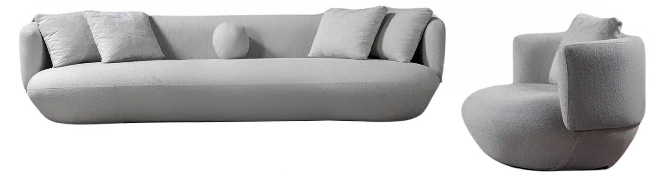 Design Sofa Couch Polster Möbel 4+1 Sitzer Couchen Möbel Einrichtung 2tlg.