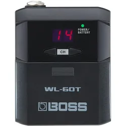BOSS (Electronics) WL-60T Sender (Wireless System), Zubehör Instrumente, Schwarz