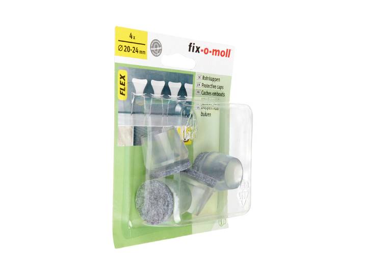 fix-o-moll Rohrkappen Flex mit Filz