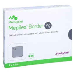 Mepilex Border Ag 7x7,5 cm