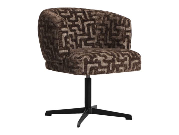 Richmond Eetkamerstoel Dinan Labyrinth - Brown