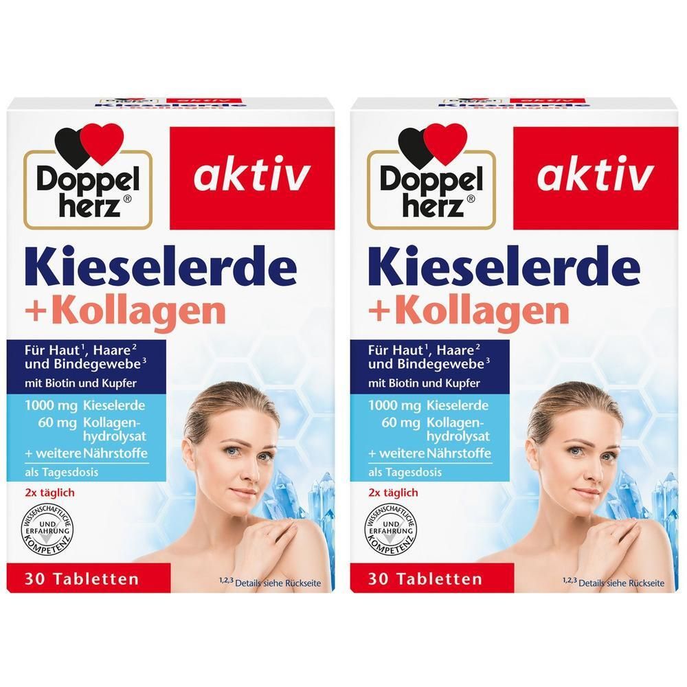 Doppelherz Kieselerde+Kollagen Tabletten 2x 2x30 St