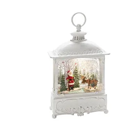 Konstsmide Wasserlaterne große Weihnachtsmann mit Elch