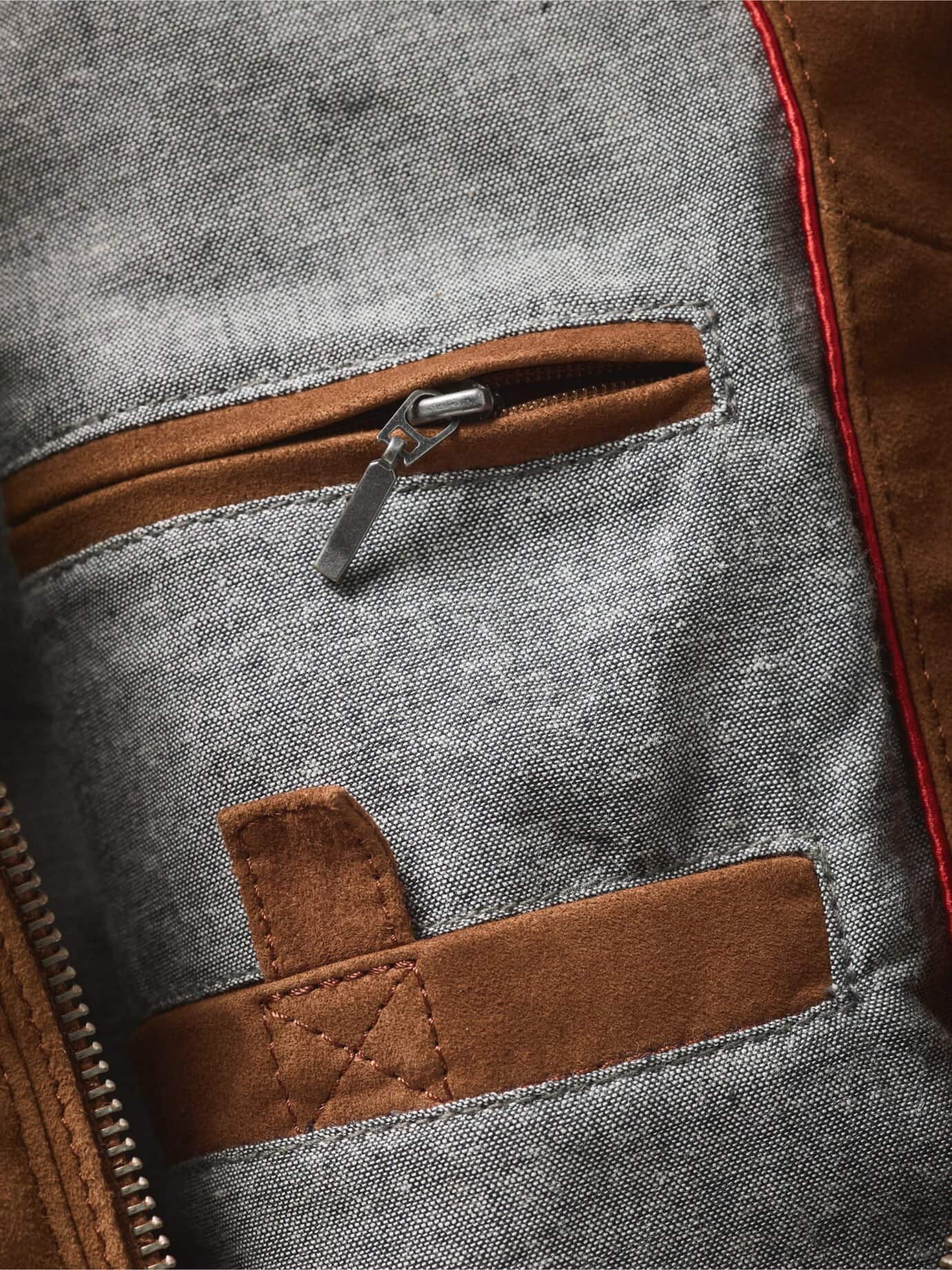 Mey & Edlich Fusion Lederweste Braun 46