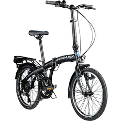Zündapp ZF20 Speed Folder 20 Zoll Klapprad Faltrad Stadtrad Fahrrad faltbar Klappfahrrad StVZO