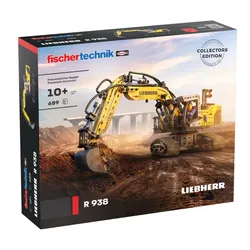 fischertechnik - Liebherr R 938 Pneumatischer Bagger | Realistisches Bauset für Technikfans