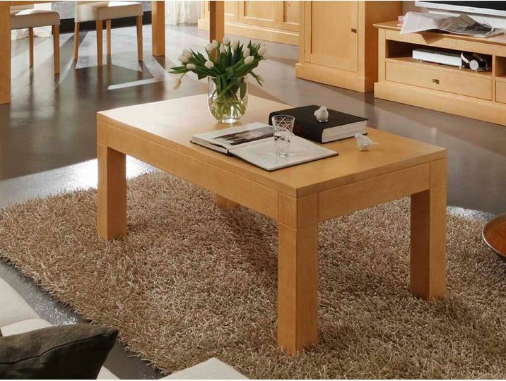 Casamia Couchtisch Couchtisch Wohnzimmer Tisch Santos Beistelltisch Pinie Massivholz