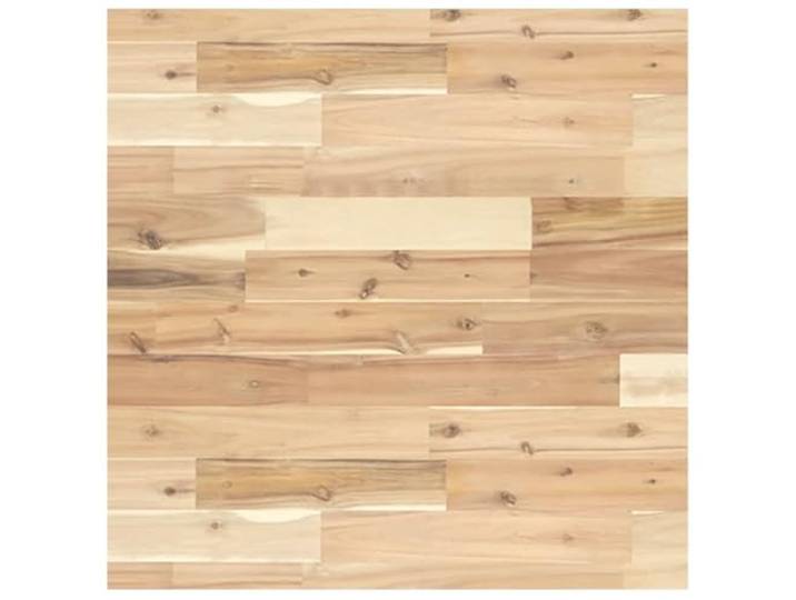 hliofuir Tischplatte 60x60x4 cm Quadratisch Massivholz Akazie Unbehandelte Holzplatte zur individuellen Gestaltung fuer Bistrotisch oder Beistelltisch in Wohnzimmer und Gastronomie.