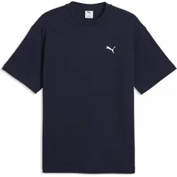 Puma, Herren, Sportshirt, ESS ELEVATED Relaxed Material Tee (S), Blau