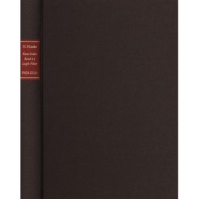Forschungen und Materialien zur deutschen Aufklärung / Abteilung III: Indices. Kant-Index. Section 1: Indices zum Kantschen Logikcorpus. Band 6.1: