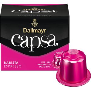 Dallmayr Kaffeekapseln Capsa Espresso Barista, 10 Kapseln, für Nespresso