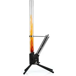 Landmann, Feuerschale, Pellet-Fackel 126.5 cm, Höhe: 129.5 cm, Durchmesser (44.50 cm)