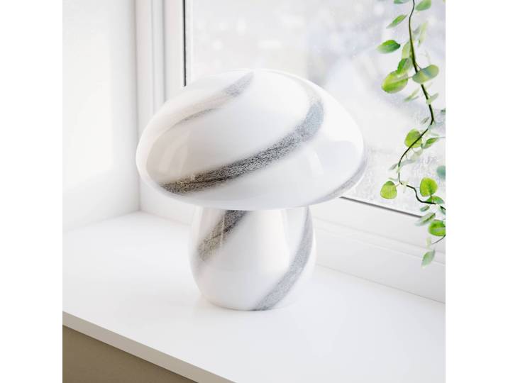 By Rydéns Tischlampe Mira Mushroom, für Wohn- / Esszimmer, Glas