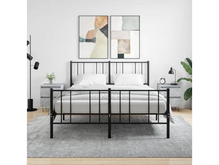 HEFZGDB Nachttische 2 STK. Betongrau 40x35x50 cm Holzwerkstoff mit 2 Schubladen für Stauraum, starker Oberplatte und zeitlosem Design - langlebiges, feuchtigkeitsbeständiges TV-Möbel