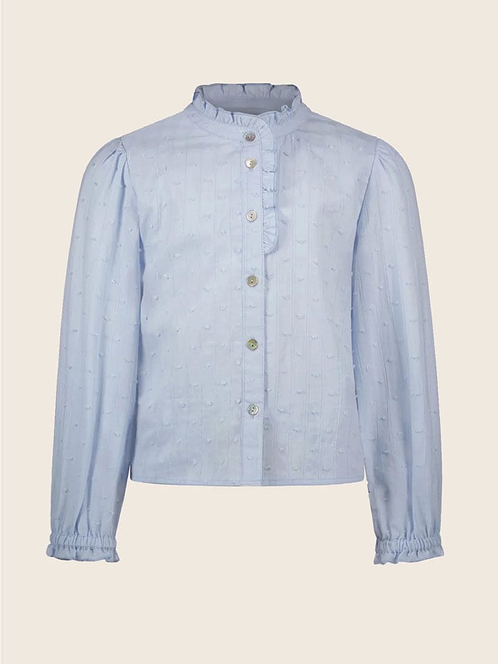 Like Flo Bluse in Hellblau - 122/128