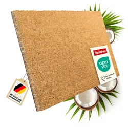 floordirekt Fußmatte Kokos   Natur   17 mm