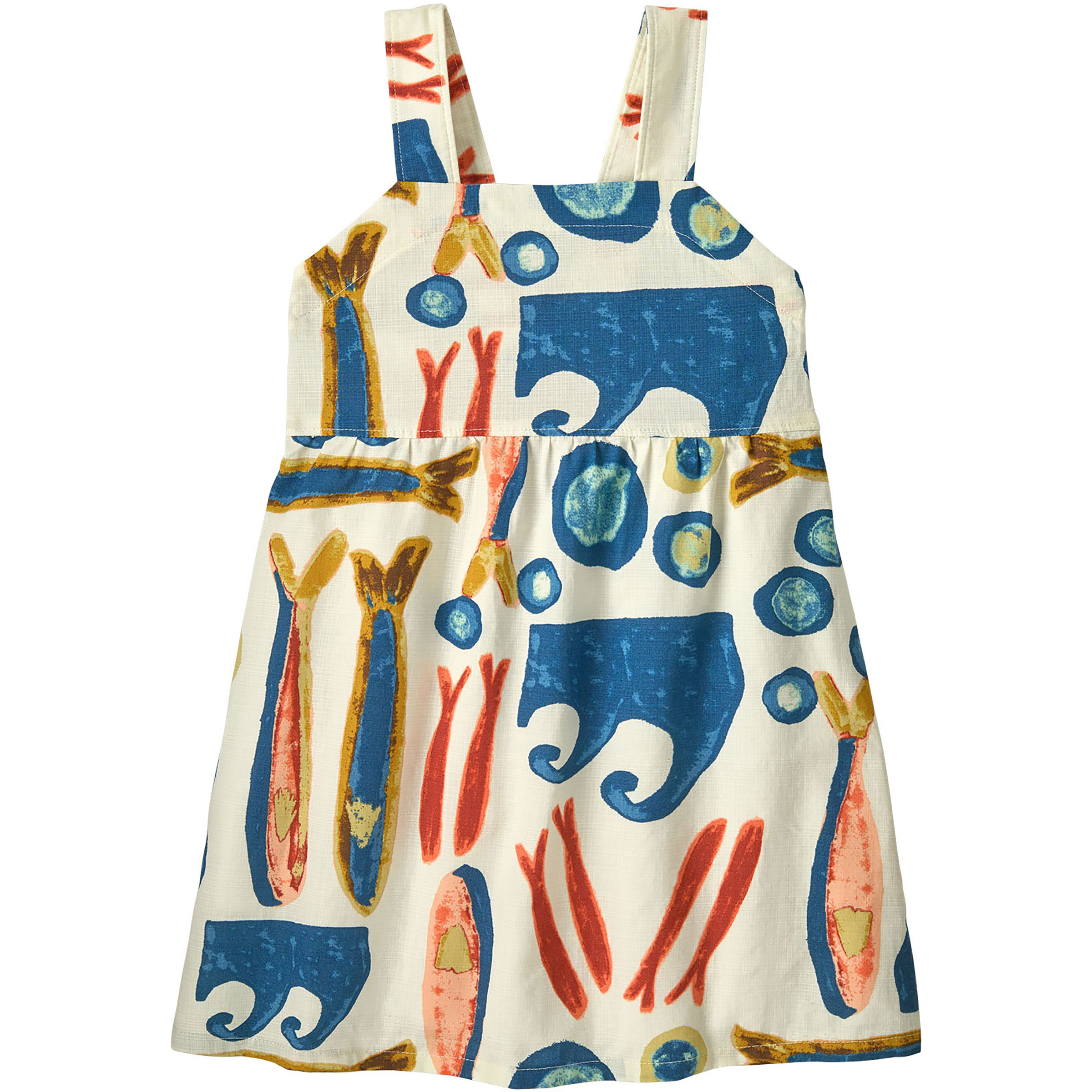 Patagonia Baby Tidal Threads Kleid Kinder Kleider weiss Größe 97 Lifestyle Hautfreundlich