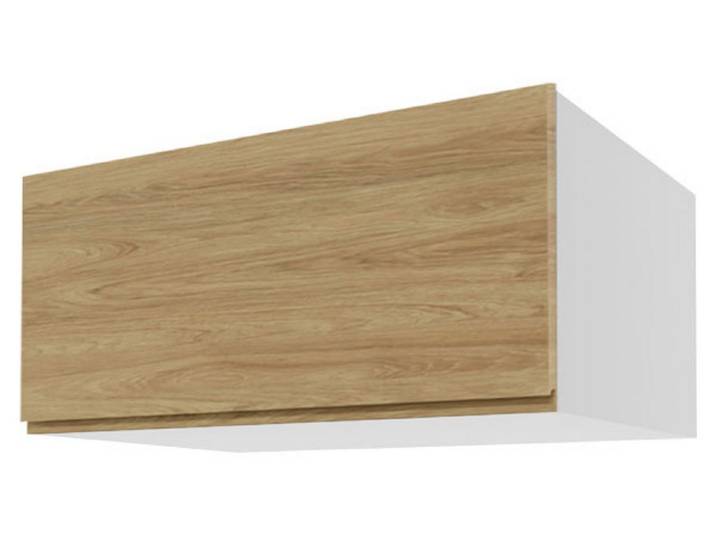 Feldmann-Wohnen Klapphängeschrank Arezzo (1-St) 90x59x36cm grifflos weiß - Pembroke (AZ-W6B/90)