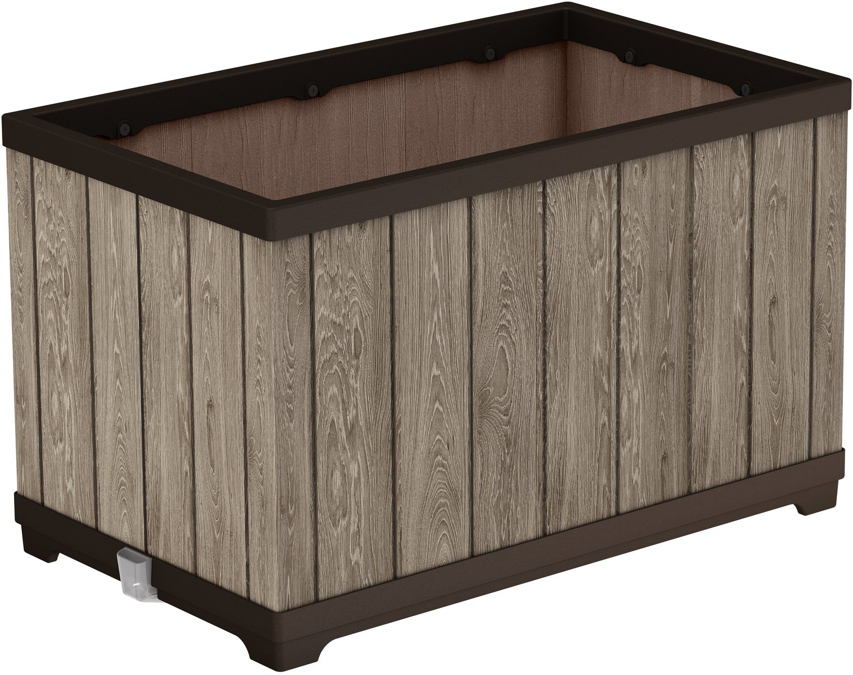 Fioriera Keter K260786 SIGNATURE Knock Down Planter Ashwood