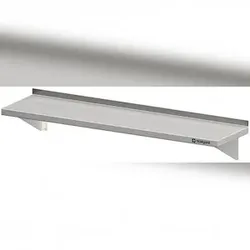 Stalgast Wandbord mit Konsolen, verschweißt : 800x400x170 mm