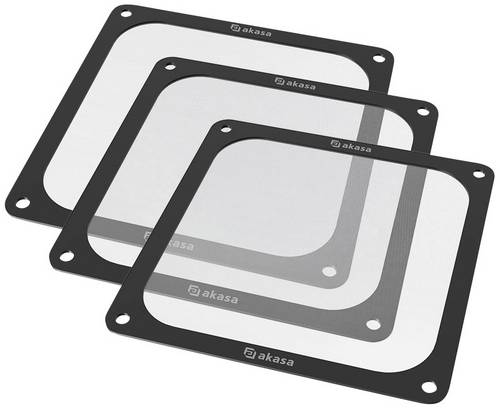Akasa GRM14-M01-BKT3 PC-Lüftergitter mit Filter 140 x 140mm 3St.