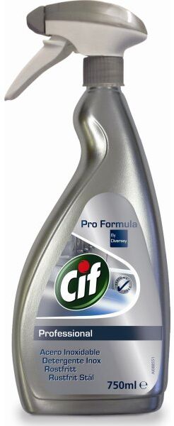 Cif Pro Rustfrit Stålrens, 750 Ml
