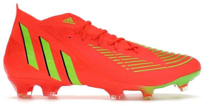 adidas Predator Edge.1 FG Solar Red Team Solar Green - EU 40