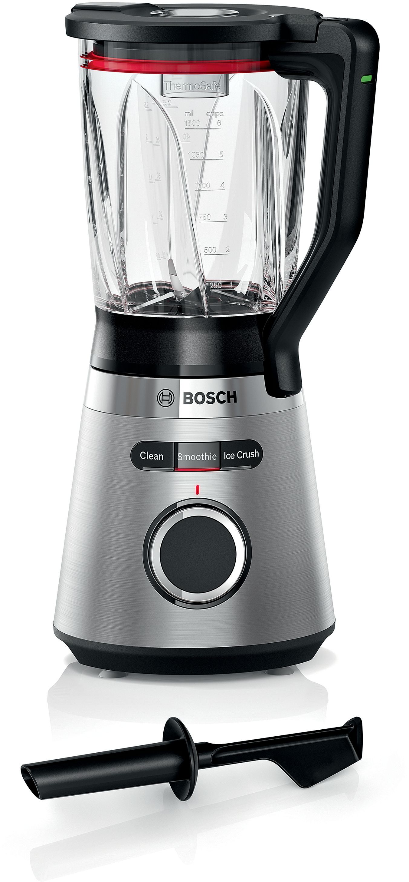 Bosch Serie 4 MMB6382M Standmixer 1200 W (Schwarz, Edelstahl)