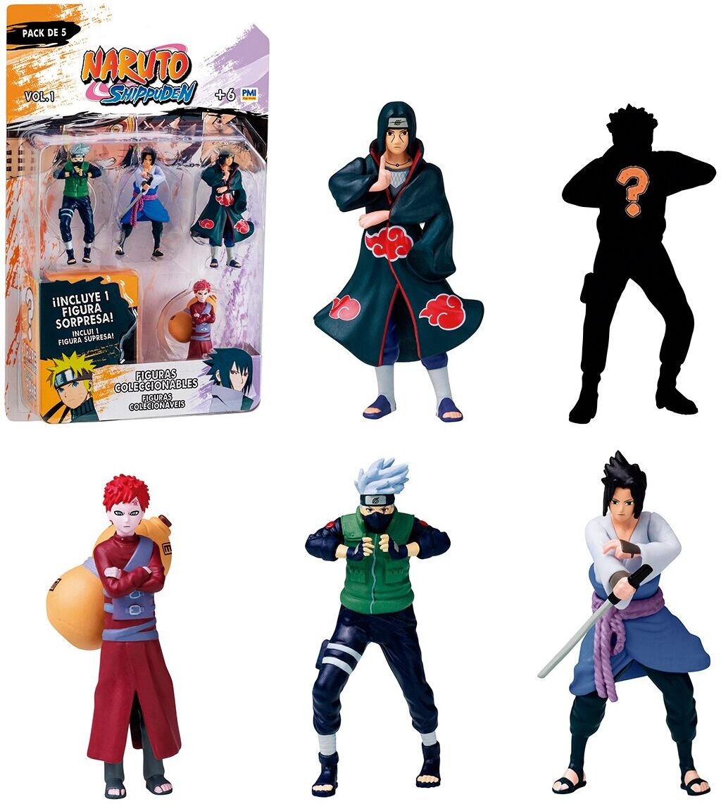 Bizak Pack de 5 figuras de Naruto.