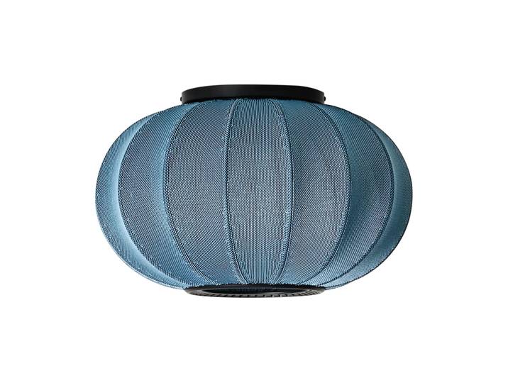 Made By Hand Lampe murale/plafonnier Knit-Wit 45 Oval Blue stone