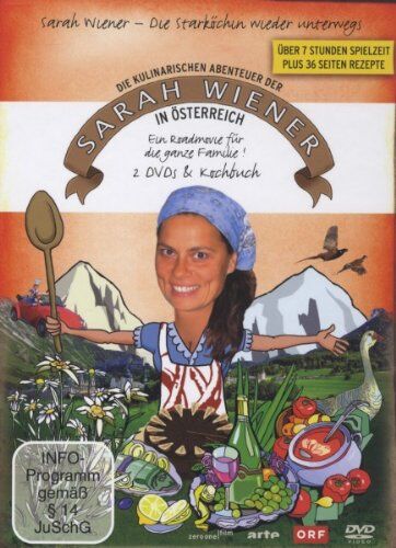 Florian Schewe - Sarah Wiener - Die kulinarischen Abenteuer der Sarah Wiener in Österreich [2 DVDs + Kochbuch] - Preis vom 09.10.2026 07:28:09 h