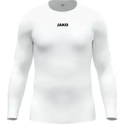 JAKO Herren Unterhemd Longsleeve Function, Größe S in Weiß Weiß