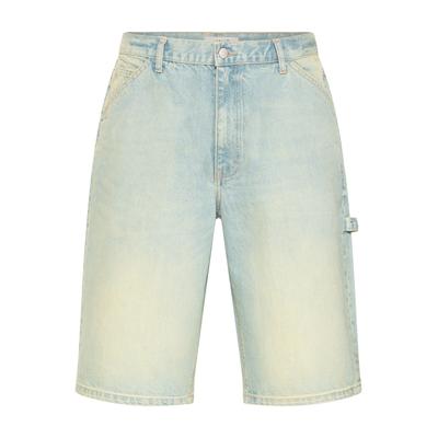 Bermudas SOLID "Bermudas SDTommy Tobias Relaxed Fit", Herren, Gr. M, N-Gr, blau (light blau bleached denim), Obermaterial: 100% Baumwolle CO., Hosen Bermudas
