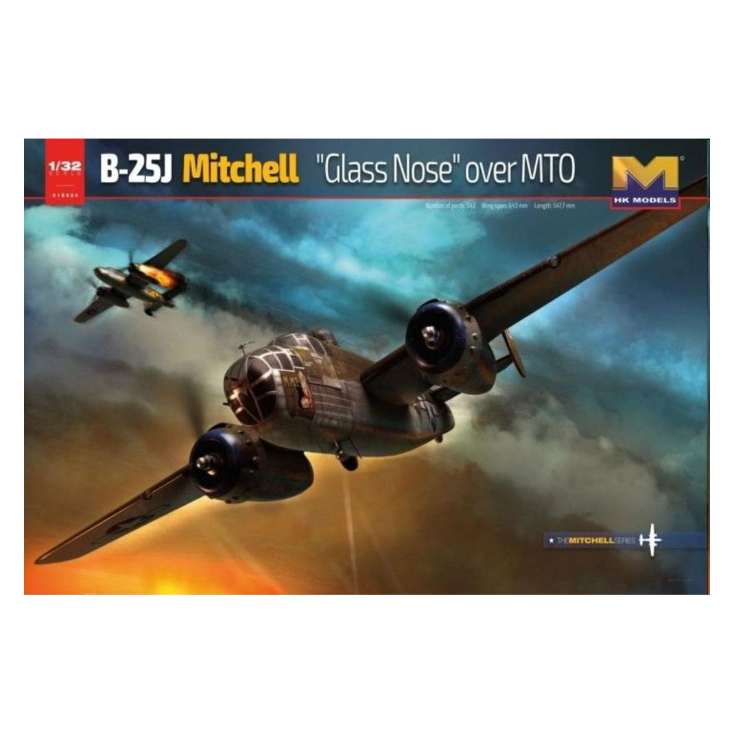 Hong Kong Model B-25J Mitchell Glass Nose over MTO (01E024)