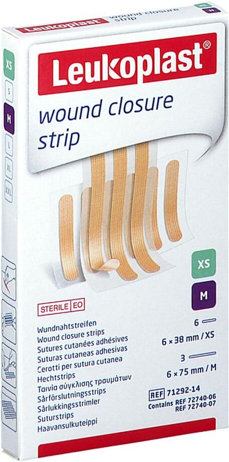 Leukoplast Wound Closure Strip Mix Beige 2stk