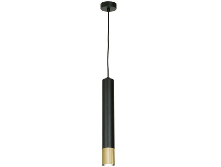 Sopel schwarz-goldene Glamour-Pendelleuchte
