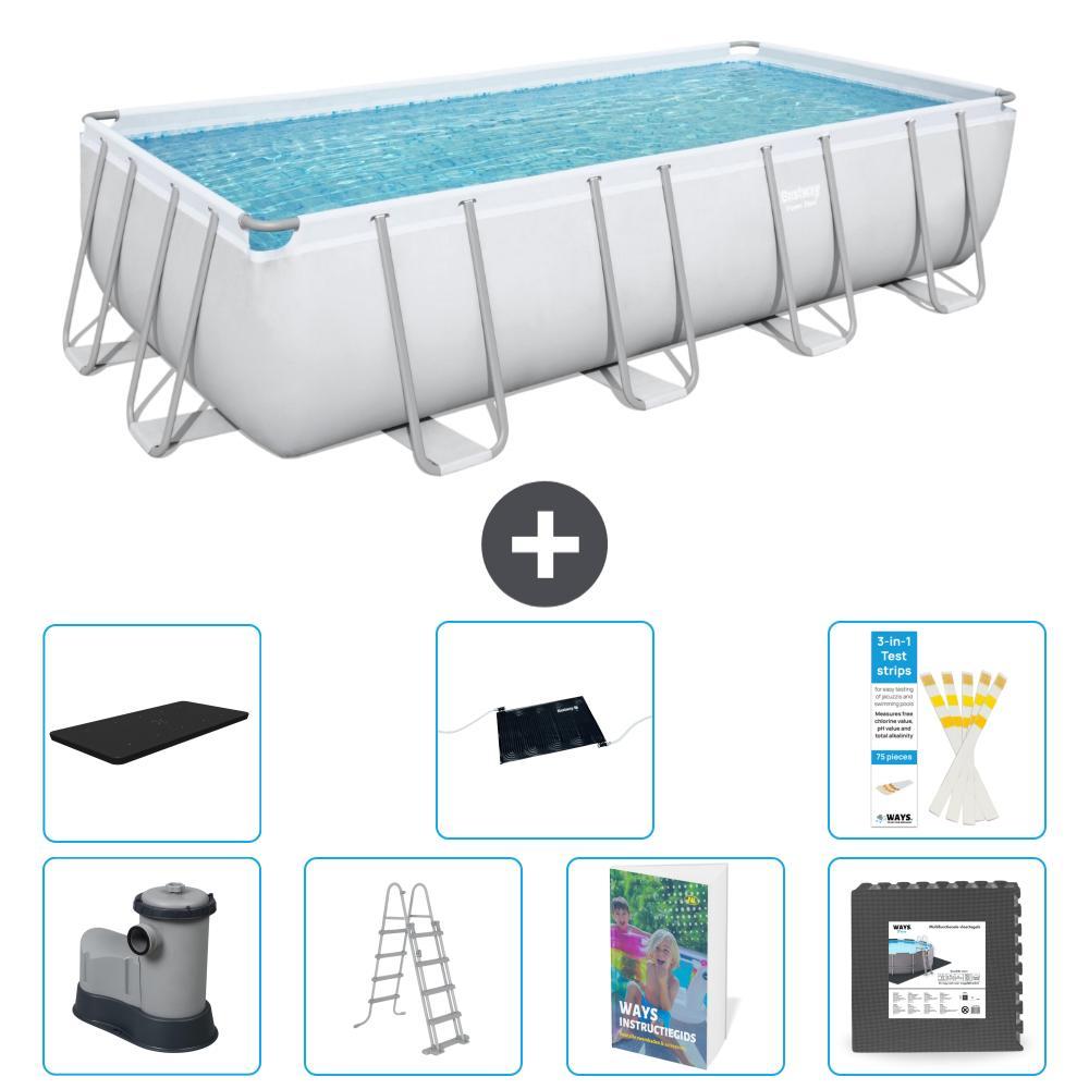 Bestway Power Steel Rechteckig - 549x274x122 cm - 6-teilig S543
