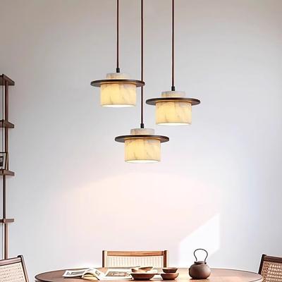 nordische moderne Wandleuchte aus Alabastermarmor, minimalistische Eleganz
