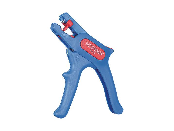 Weicon Abisolierzange No.5 für alle Leiterarten von 0.2-6mm2 blau/rot