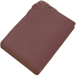 Tchibo - Schöner WOHNEN-Kollektion Jersey-Spannbettlaken - dunkelrot