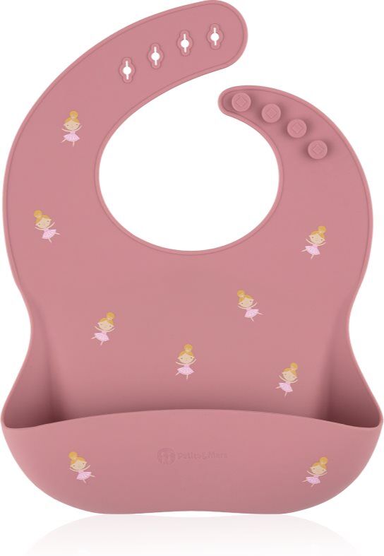 Petite&Mars Take&Match 6m+ bavoir Rose Princesses 1 pcs
