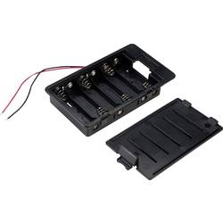 TRU COMPONENTS SBH361A Batteriehalter 6x Mignon (AA) Kabel